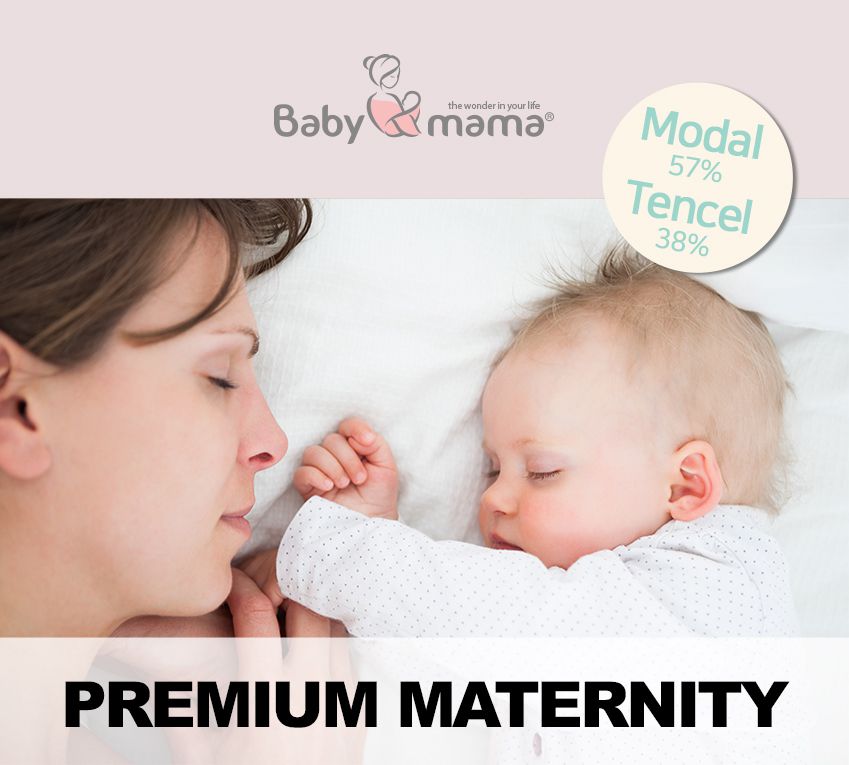 baby and mama Modal 57%, Tencel 38%
